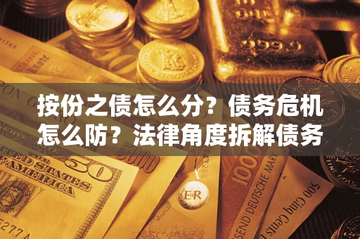武汉按份之债怎么分？债务危机怎么防？法律角度拆解债务分配与风险自保指南