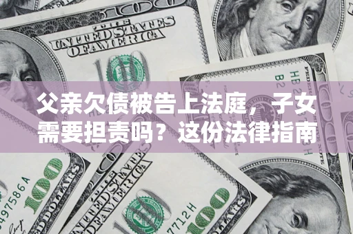 武汉父亲欠债被告上法庭，子女需要担责吗？这份法律指南必须看完