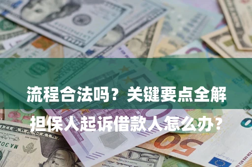 武汉

担保人起诉借款人怎么办？流程合法吗？关键要点全解析