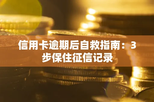 武汉信用卡逾期后自救指南：3步保住征信记录