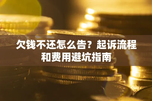 武汉欠钱不还怎么告?起诉流程和费用避坑指南 武汉欠钱不还怎么告?起诉流程和费用避坑指南