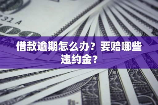 武汉借款逾期怎么办？要赔哪些违约金？