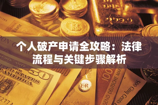 武汉个人破产申请全攻略：法律流程与关键步骤解析